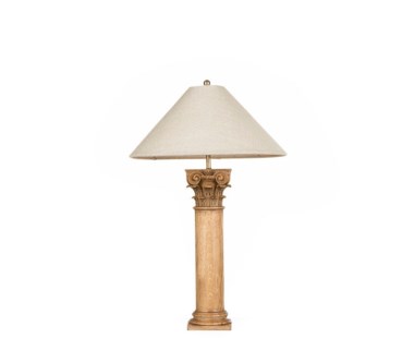 Delphi Table Lamp - Vintage Oak